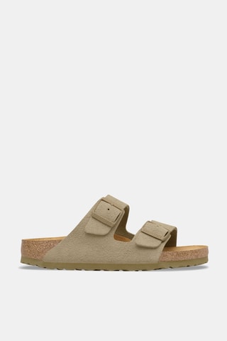 Mules en nubuck Arizona - Kaki - Etroite