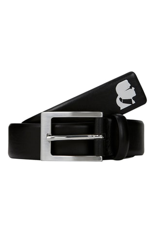 Ceinture en cuir - Noir