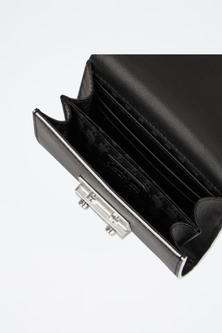 Portefeuille en cuir - Noir et blanc