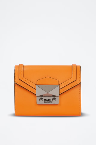Portefeuille en cuir - Orange