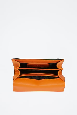 Portefeuille en cuir - Orange