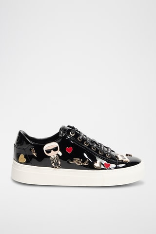 Baskets en cuir - Noir