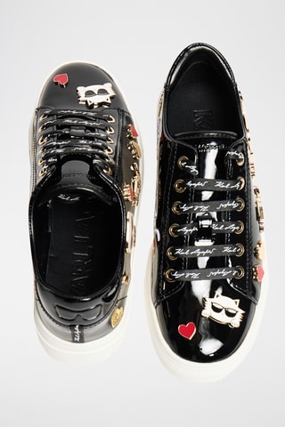 Baskets en cuir - Noir
