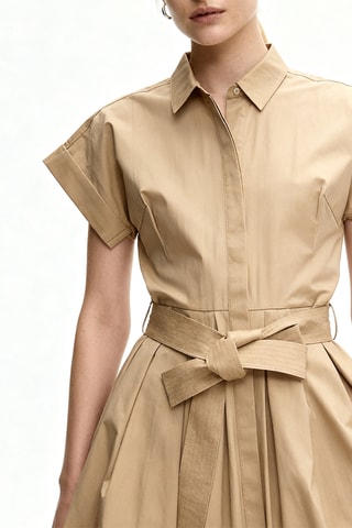 Robe chemise - Beige