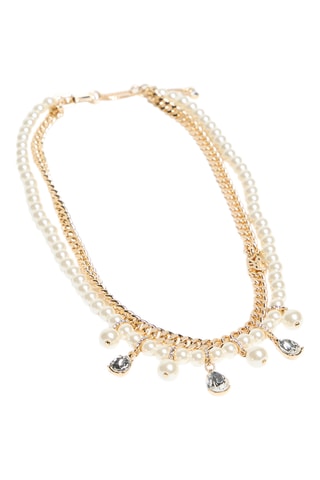 Collier double rangs - Doré