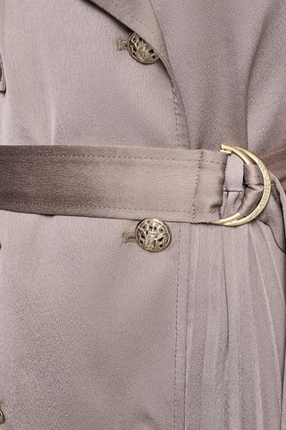 Robe volantée - Taupe