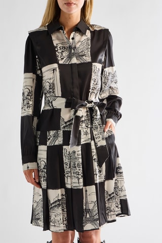 Robe patineuse - Noir et blanc