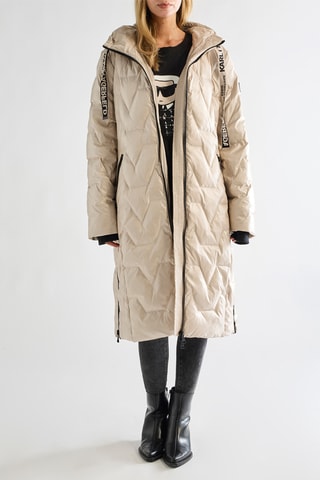 Doudoune à capuche - Beige