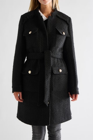 Manteau en laine - Noir