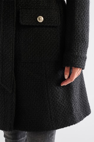 Manteau en laine - Noir