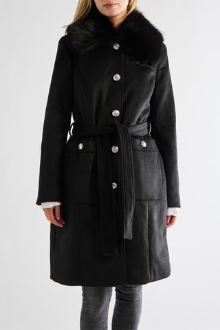 Manteau en laine - Noir
