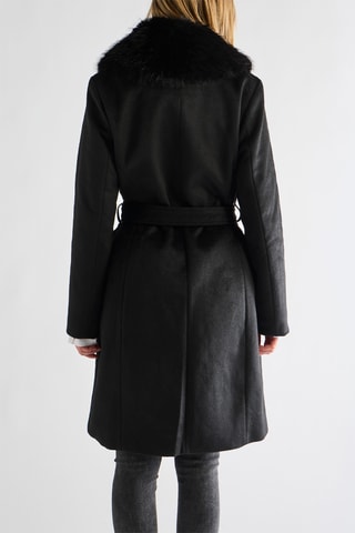 Manteau en laine - Noir