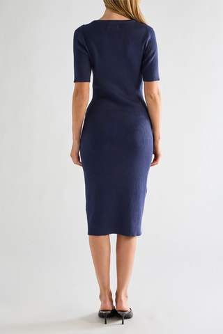 Robe droite - Bleu marine