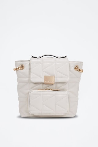 Sac à dos en cuir - Blanc