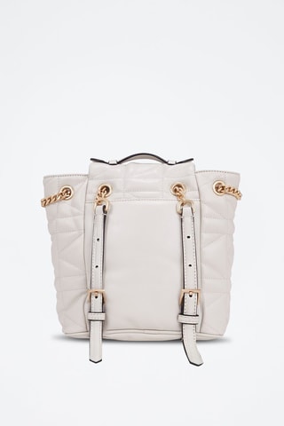 Sac à dos en cuir - Blanc