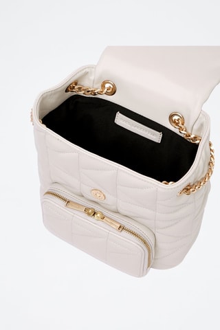 Sac à dos en cuir - Blanc
