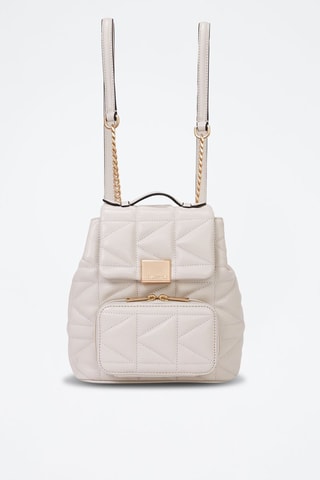 Sac à dos en cuir - Blanc