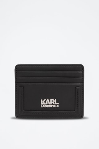 Porte-cartes en cuir - Noir