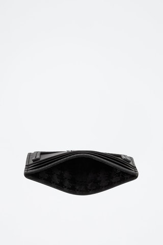 Porte-cartes en cuir - Noir