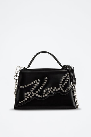 Sac à main  en cuir - Noir