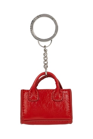 Porte-clés - Rouge et argenté