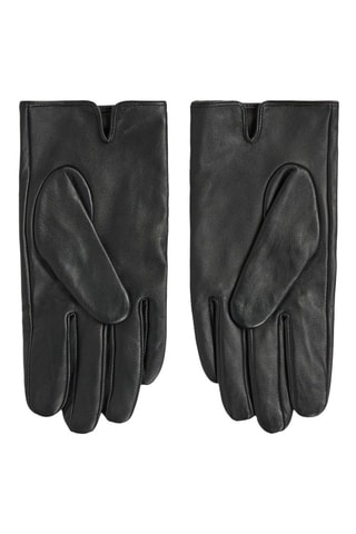 Gants en cuir de chèvre - Noir
