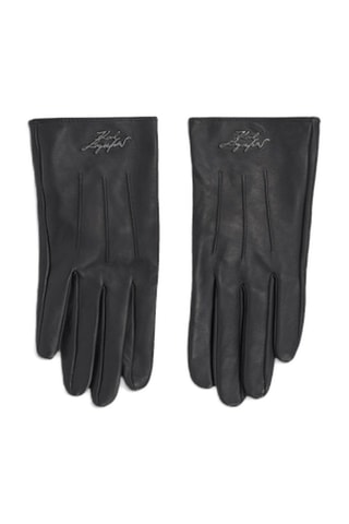 Gants en cuir de chèvre - Noir