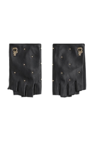 Mitaines en cuir de chèvre - Noir
