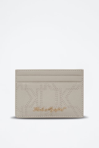 Compagnon en cuir - gris clair