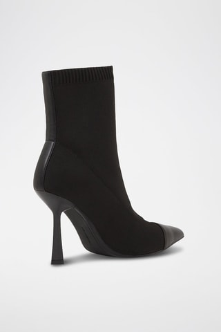 Bottines en cuir de mouton - Noir