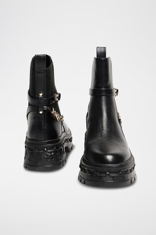 Bottines en cuir - Noir