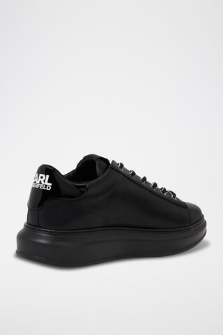 Baskets plateformes en cuir - Noir