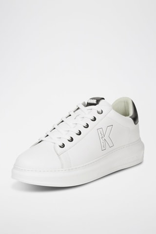 Baskets plateformes en cuir - Blanc
