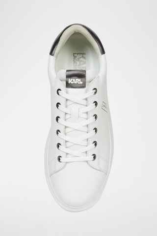 Baskets plateformes en cuir - Blanc