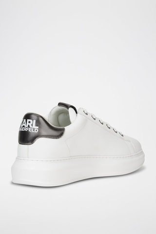Baskets plateformes en cuir - Blanc