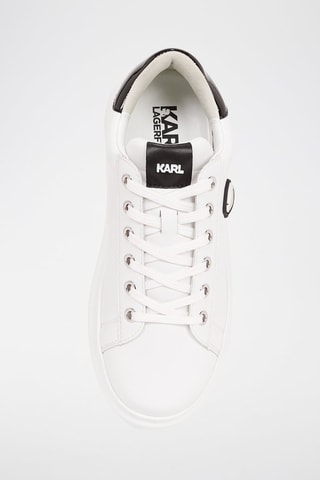Baskets en cuir - Blanc et noir