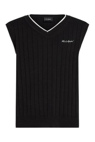 Pull sans manches - Noir