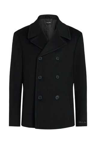 Caban en laine - Noir