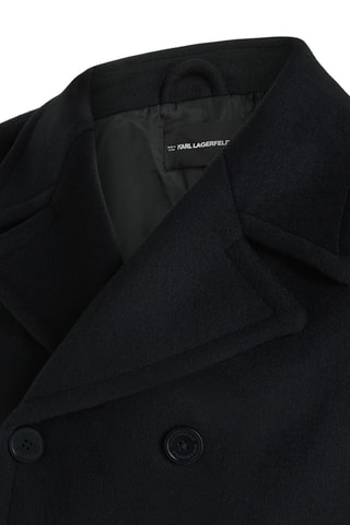 Caban en laine - Noir