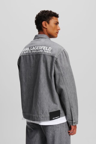Veste en jean - Gris