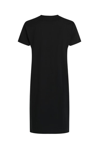 Robe t-shirt en coton biologique - Noir