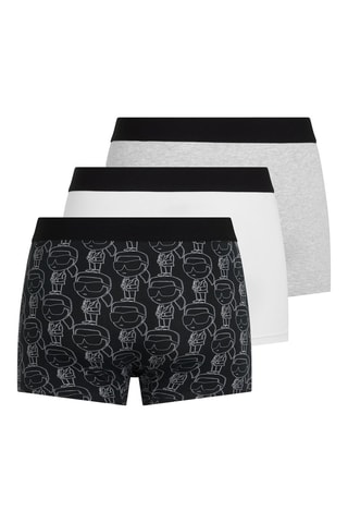 3 boxers - Noir et blanc