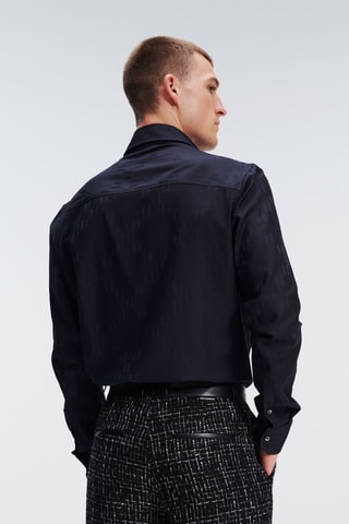 Chemise en coton biologique - Noir