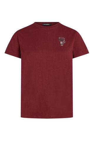T-shirt en coton biologique - Bordeaux