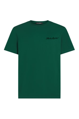 T-shirt en coton biologique - Vert foncé