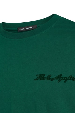 T-shirt en coton biologique - Vert foncé