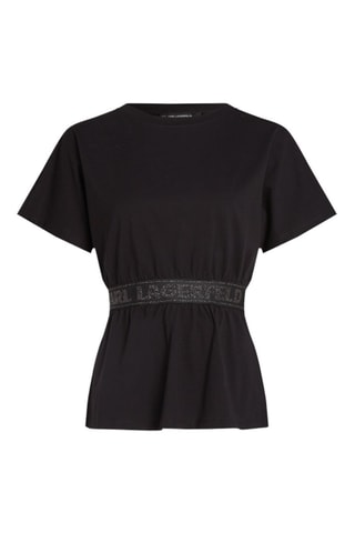 Blouse en coton biologique - Noir