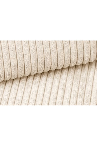 Canapé d'angle gauche Lionel - Beige clair - 5 places - Tissu velours côtelé