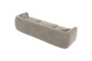 Canapé droit Ozura Beige foncé