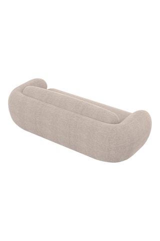 Canapé Nebala - Beige - 3 places - En polyester 